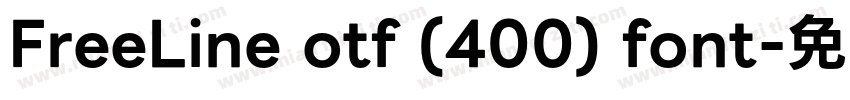 FreeLine otf (400) font字体转换